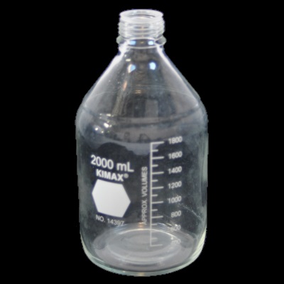 2L GL-45 Media Bottle